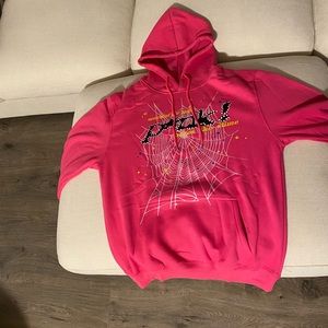 Pink Sp5der hoodie